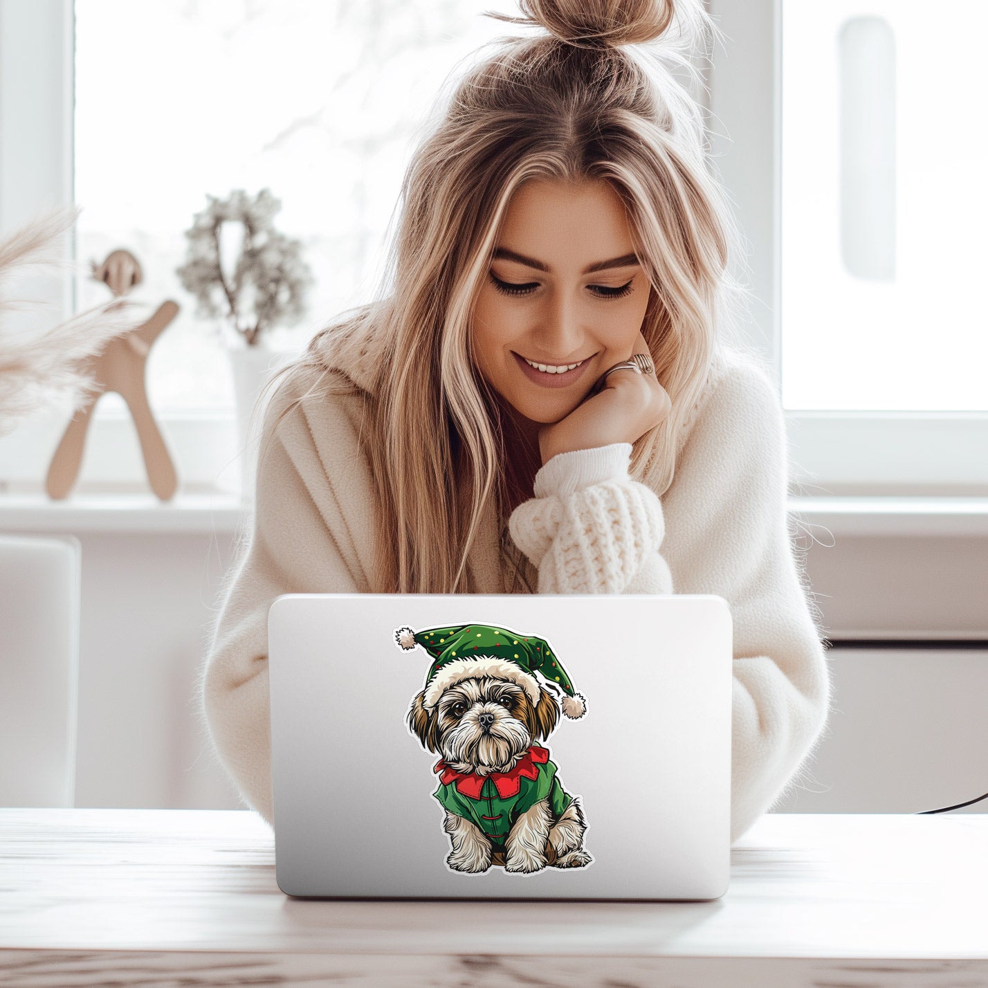 Santas Little Helper - Decal
